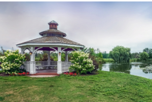 steel pergolas with canopy