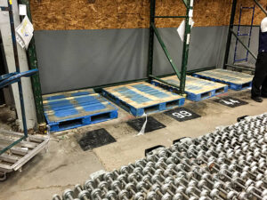pallet freezer spacers